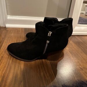 Black Suede Ankle Boots